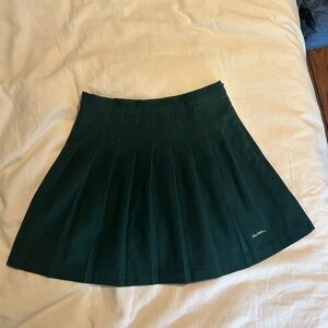 green tennis skirt